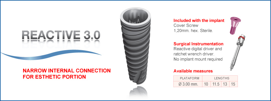 REACTIVE 3.0 ORAL IMPLANT ODONTIT